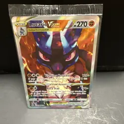 Lucario VSTAR SWSH291 Sealed Crown Zenith Black Star Promo Holo Pokemon TCG NM - Image 2