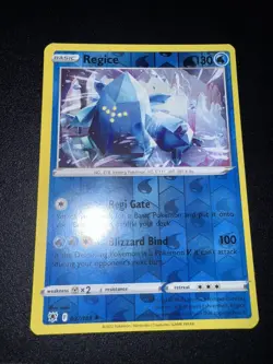 Pokemon TCG Regice 037/189 SWSH - Astral Radiance Reverse Holo Rare - Image 1