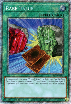 YuGiOh! Rare Value - RA03-EN182 - Platinum Secret Rare 1st Edition - NM/M - Image 1