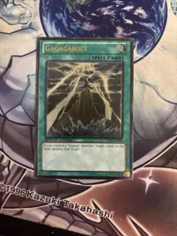 (YBL) Gagagabolt - ZTIN-ENV03 - Ultimate Rare Foil Holo Yu-Gi-Oh! Yugioh LP - Image 1
