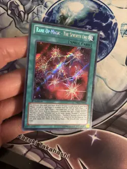 (YBL) YuGiOh! Rank-Up-Magic The Seventh One PRIO-EN058 Secret Rare LP 1st - Image 2