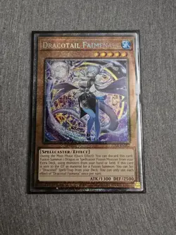 Yugioh Dracotail Faimena JUSH-EN002 1st Starlight Rare! Pack Fresh Mint! - Image 1