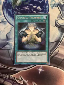 (YBL) Yugioh Guarded Treasure DRLG-EN013 Secret Rare Unlimited LP - Image 1