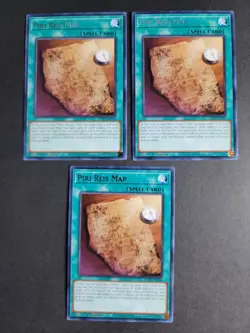 Pri Reis Map (X3) JUSH-EN030 Rare Yugioh Justice Hunters - Image 1