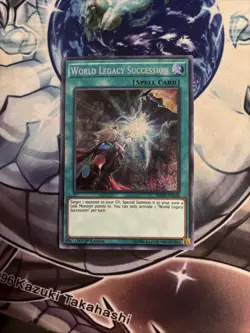 (YBL) WORLD LEGACY SUCCESSION *** PRISMATIC SECRET RARE MP19-EN038 YUGIOH LP - Image 1