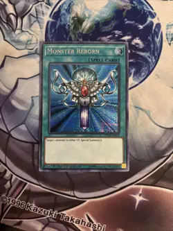 (YBL) Yugioh Monster Reborn TN19-EN011 Secret Rare Limited Edition LP - Image 1