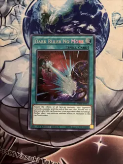 (YBL) Dark Ruler No More TN19-EN014 Prismatic Secret Rare LP Yugioh - Image 1