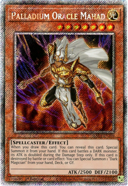 YuGiOh! Palladium Oracle Mahad - RA03-EN266 - Platinum Secret Rare 1st Edition - Image 1
