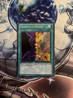 (YBL) YUGIOH • CHANGE OF HEART • SECRET RARE • LCYW-EN124 • 1st EDITION VLP - Image 1