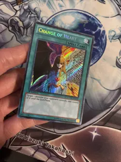 (YBL) YUGIOH • CHANGE OF HEART • SECRET RARE • LCYW-EN124 • 1st EDITION VLP - Image 2