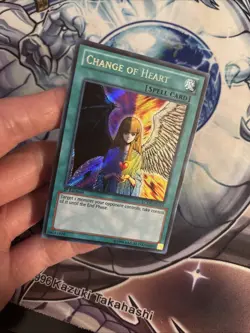 (YBL) YUGIOH • CHANGE OF HEART • SECRET RARE • LCYW-EN124 • 1st EDITION VLP - Image 3
