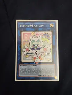 Yugioh Yummy Snatchy JUSH-EN022 1st Edition Collector's Rare Near Mint - Image 1