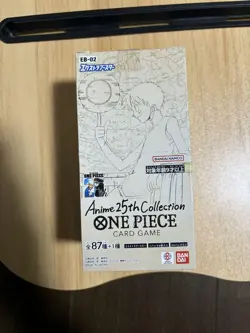 One Piece Card Anime 25th Collection Extra Booster Sealed Pack Collectible - Image 1