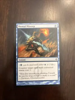 MTG 1x Mental Misstep New Phyrexia Vintage Magic the Gathering Card x1 NM - Image 1