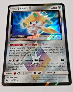 Jirachi Prism - 97/168 - Pokemon Celestial Storm Sun & Moon Ultra Rare Card NM - Image 1