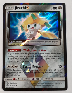 Jirachi Prism - 97/168 - Pokemon Celestial Storm Sun & Moon Ultra Rare Card NM - Image 3