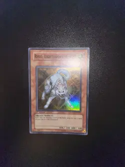 Yu-Gi-Oh Ryko, Lightsworn Hunter LODT-EN022 1st Edition NM card W/ Toploader - Image 2
