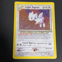 Light Togetic 15/105 - Neo Destiny 2002 Pokemon Card Vintage WOTC Holo Rare - MP - Image 1