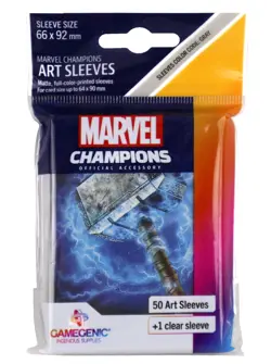 Marvel Champions The Card Game Thor Hammer Art Sleeves LCS LCG 51 Pack Avengers - Image 1