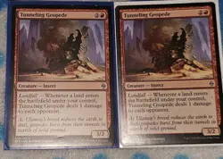 2(two) Tunneling Geopede MtG Battle for Zendikar - Image 1
