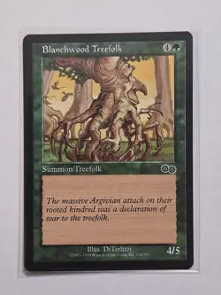 Blanchwood Treefolk - Urza's Saga - LP - MTG Magic - Common - Creature - Image 1