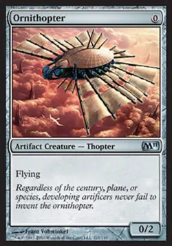 Ornithopter - Medium Play MTG Magic 2011 Core Set - Image 1