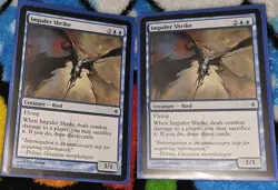 2 (two) MTG Magic The Gathering Card Impaler Shrike New Phyrexia 2011 - Image 1
