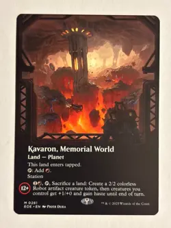 Kavaron, Memorial World (Borderless) Edge of Eternities - MTG - Image 1