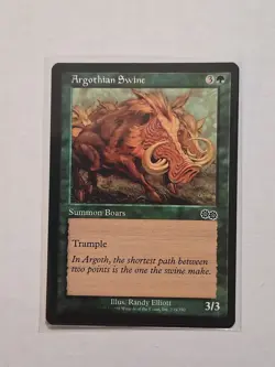 Argothian Swine - Urza's Saga - LP - MTG Magic - Common - Creature - Image 1