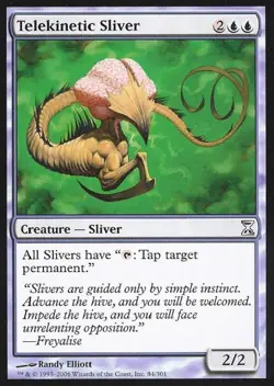Telekinetic Sliver - Medium Play MTG Time Spiral - Image 1