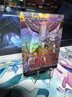MTG Final Fantasy Through the Ages, Wild Rose Rebellion - Borderless Foil - Image 2