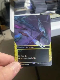 MTG Edge Of Eternities Crystal Quarry Borderless (Foil) - Image 1