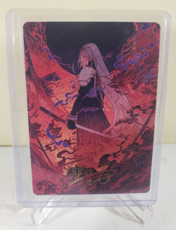 MTG Magic Art Series Final Fantasy Aflame Gold NM 35/53 Sephiroth KARASUBA RINDO - Image 1