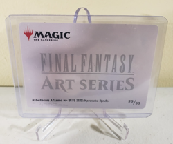 MTG Magic Art Series Final Fantasy Aflame Gold NM 35/53 Sephiroth KARASUBA RINDO - Image 2