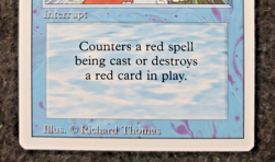 Blue Elemental Blast Magic the Gathering Revised NM Never played MTG (DS3D1K5) - Image 5