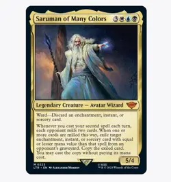 Saruman of Many Colors - The Lord of the Rings (LTR) - MTG Mythic #223 | Regular - Image 1