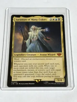 Saruman of Many Colors - The Lord of the Rings (LTR) - MTG Mythic #223 | Regular - Image 2