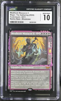 Meathook Massacre II DSK Duskmourn MTG 311 MYTHIC SHOWCASE CGC 10 - Image 1