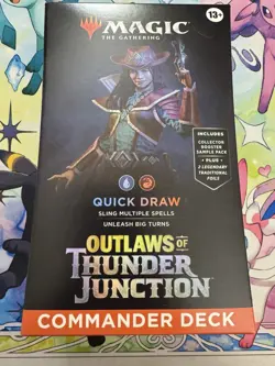 Magic MTG - Outlaws of Thunder Junction Quick Draw Commander Deck - NEW/SEALED - Image 2