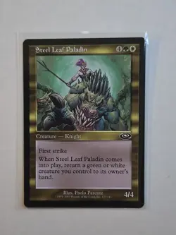 Steel Leaf Paladin - Planeshift - LP - MTG Magic - Common - Creature - Image 1