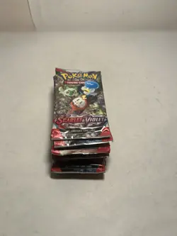 14x Pokemon Scarlet and Violet Base Set Booster Packs New Sealed - Image 1