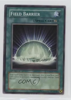 Field Barrier 1st Ed. YuGiOh Spellcasters' Command Structure Deck 2009 00lk - Image 1