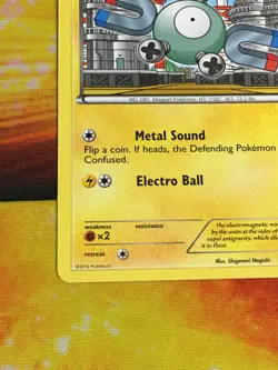 D1066 POKEMON TCG PLASMA STORM 2012 MAGNEMITE 42 MAGNETON 45 HP-DMG - Image 5