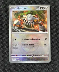 Pokemon TCG Prismatic Evolutions Heatran 068/131 Master Ball Holo - Image 1