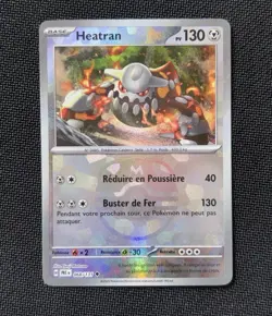 Pokemon TCG Prismatic Evolutions Heatran 068/131 Master Ball Holo - Image 2