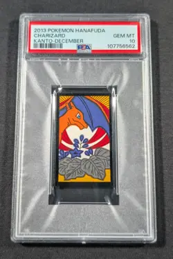 2013 Pokemon Hanafuda Charizard PSA 10 GEM MINT Kanto December - Image 1