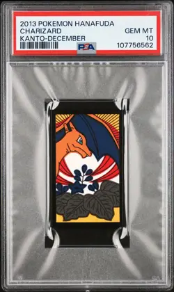 2013 Pokemon Hanafuda Charizard PSA 10 GEM MINT Kanto December - Image 3