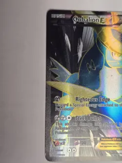 Cobalion EX 133/135 Plasma Storm - 2012 Vintage Pokemon - HARD TO FIND Full Art - Image 4