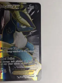 Cobalion EX 133/135 Plasma Storm - 2012 Vintage Pokemon - HARD TO FIND Full Art - Image 5