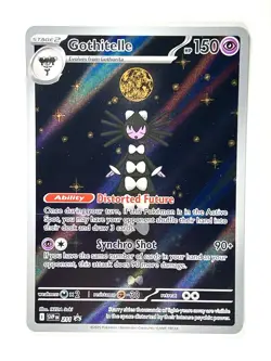 Gothitelle SVP 211 Black Star Promo from Pokemon White Flare Tech Sticker Pack - Image 1